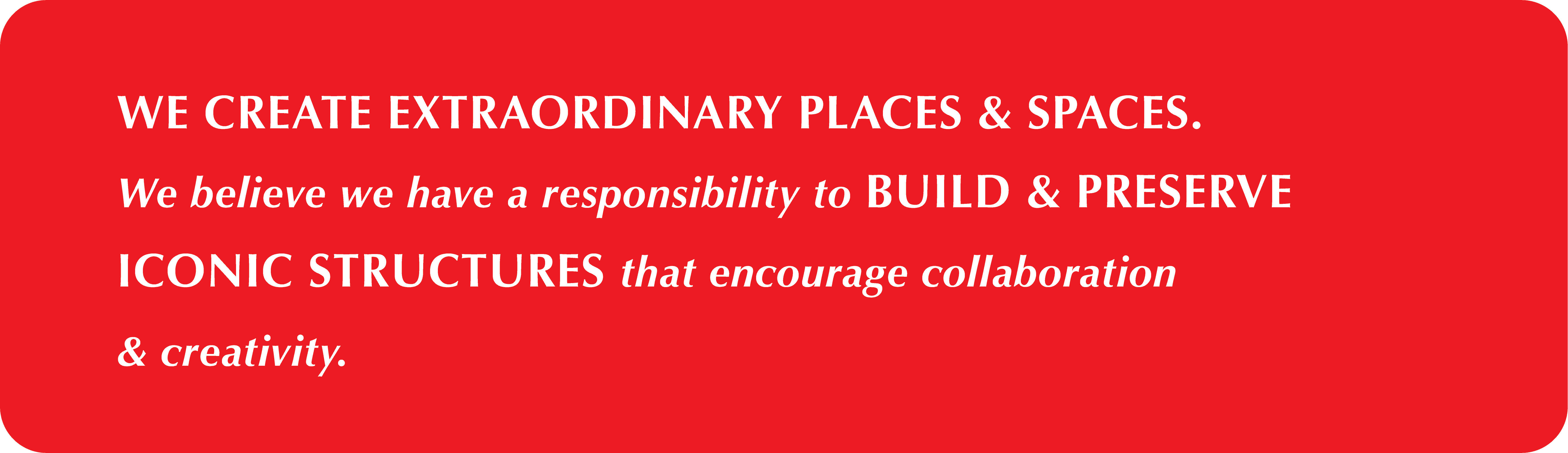 Data visualization design illustrating National Resources' beliefs, sustainability, differentiators, square feet developed & jobs created.
